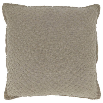Textured Design Poly-Filled Throw Pillow