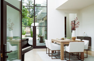 Inspiration for a dining room remodel in Charlotte