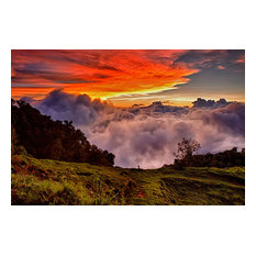 Fine Art Photograph, Mountain Cloud Sunset, Fine Art Paper Giclee