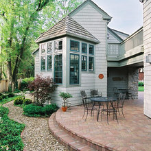 Glass structure outside kitchen - PennArbor