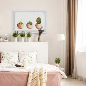 "Copper Pots" Framed Painting Print