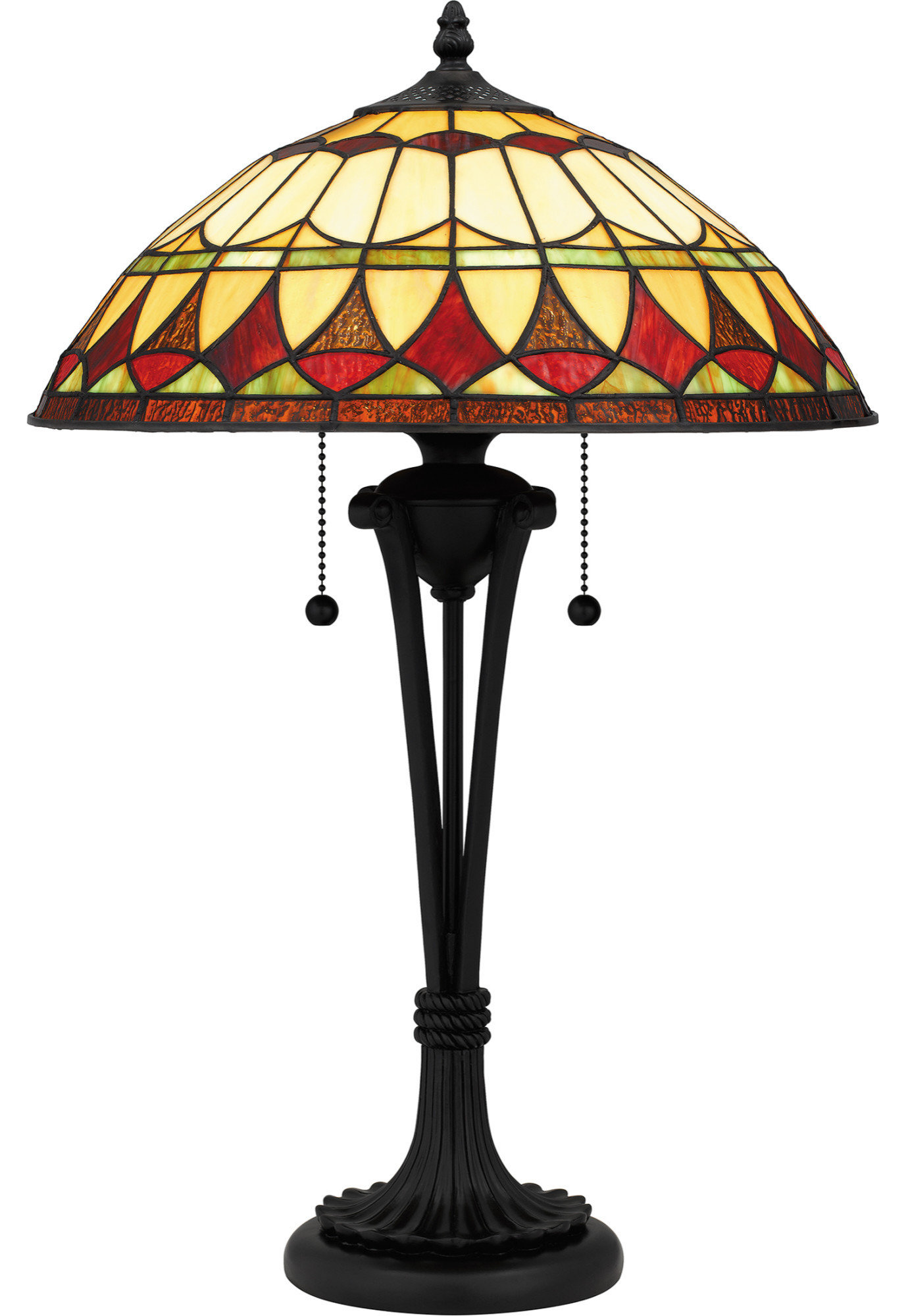 Quoizel TF16143 Sevilla 2 Light 24" Tall Tiffany Table Lamp - Victorian ...
