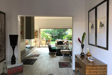 Inspiration for a transitional entryway remodel in Other