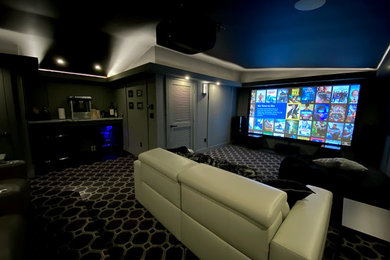 Example of a home theater design in Portland Maine