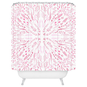 Iveta Abolina Pink Maze Shower Curtain, Standard