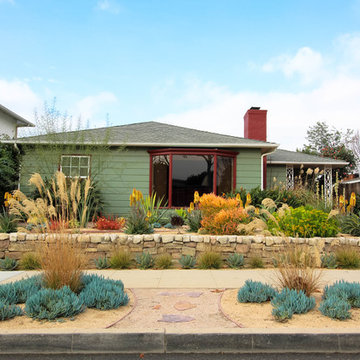 California Heights Craftsman Xeriscape