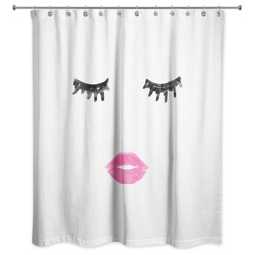 Big Flirt Shower Curtain