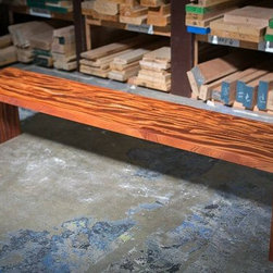 Mahogany Waterfall Bench - Products