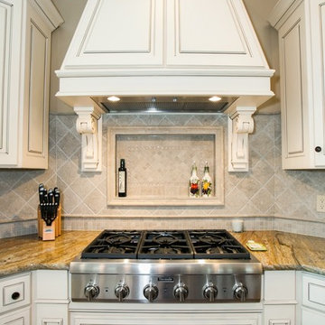 Elegant Antique White Kitchen