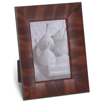 4" x 6" Saddle Brown 1-1/2" Arber Picture Frame