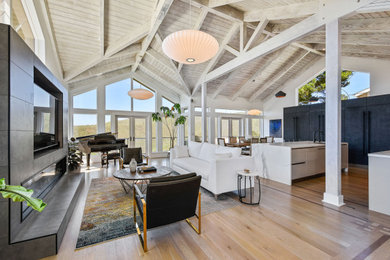 Living room - contemporary living room idea in Sacramento