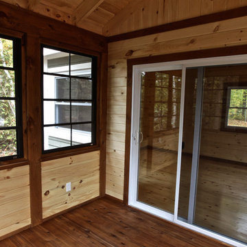 Rustic Buckhorn Bunkie Adds More Space at the Cottage