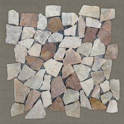 NUSA - Blend | 12" x 12" | Mixed Mosaic - Mosaic Tile