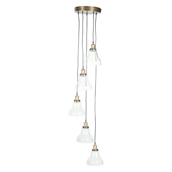 Kiran, Glass Cluster Chandelier 22 x 32 x 64 Kiran, Glass Cluster Chandelier 22 x 32 x 64