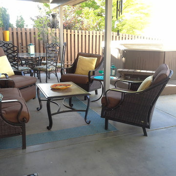 Tiny patio becomes another room!