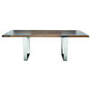 Versailles Seared Wood Dining Table, HGSR165