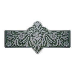 Inviting Home Inc. - Dianthus Pull, Antique-Style Pewter-Sage - Cabinet And Drawer Handle Pulls