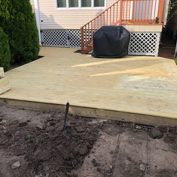 Pressure Treated Wood Deck Renovation