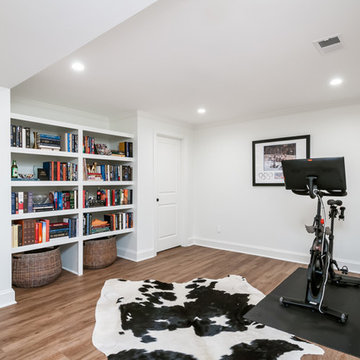 Spacious Basement with Playhouse and Family Room
