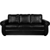 Keep Back 200 Feet Chesapeake Black Leather Sofa