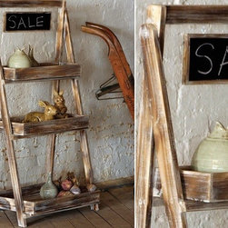 HUGE Whitewashed 3-tier Shelf - Products