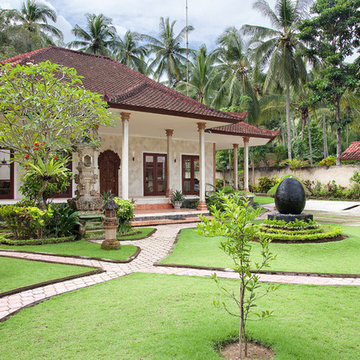 Front Garden with Water Feature