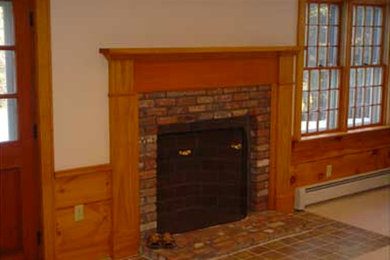 Example of a basement design in Boston