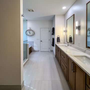 Primary Bath Remodel with Walk-in Closet System