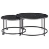 2-Pc Nesting Cocktail Tables in Black