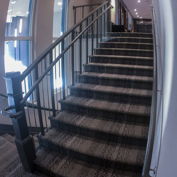 30_Industrial Style Staircase in Renovated Community Clubhouse, Arlington VA 222