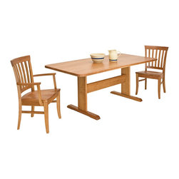 Single-Leg Trestle Table - Dining Tables