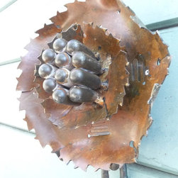 Saw Blade Flowers - Artwork