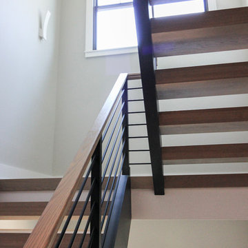 Project #52 | Minimalist Open Riser Stairway