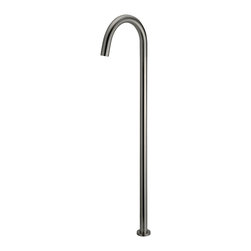 MEIR SHADOW ROUND FREESTANDING BATH SPOUT SKU: MB06-PVDGM - Bathtub and Shower Tap Sets