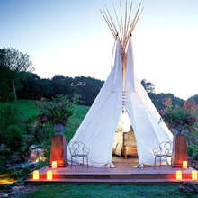 Tipis and yurts