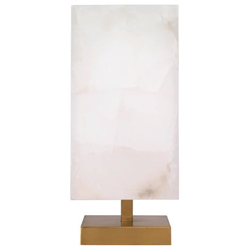 Jules White Stone Axis Table Lamp