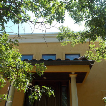 Exterior remodel Stucco, Stone, & Windows