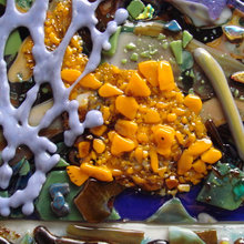 fused glass tile idea