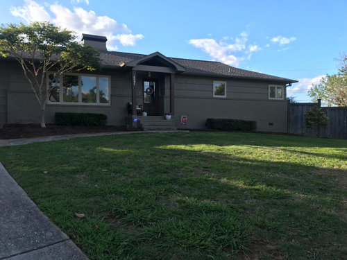 Help me pick an exterior color to update my boring ranch