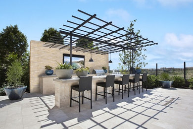Patio - contemporary patio idea in Orange County
