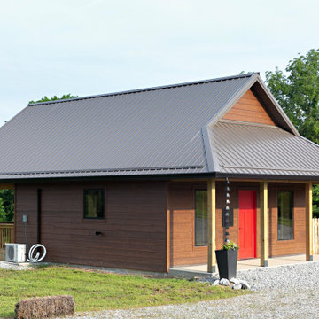 Prefabricated Straw Bale Family Cabin