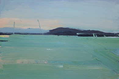 Lisa Ballard - Japan Fields, oil on canvas