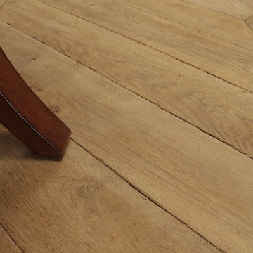 Aged French Oak Chevron Parquet