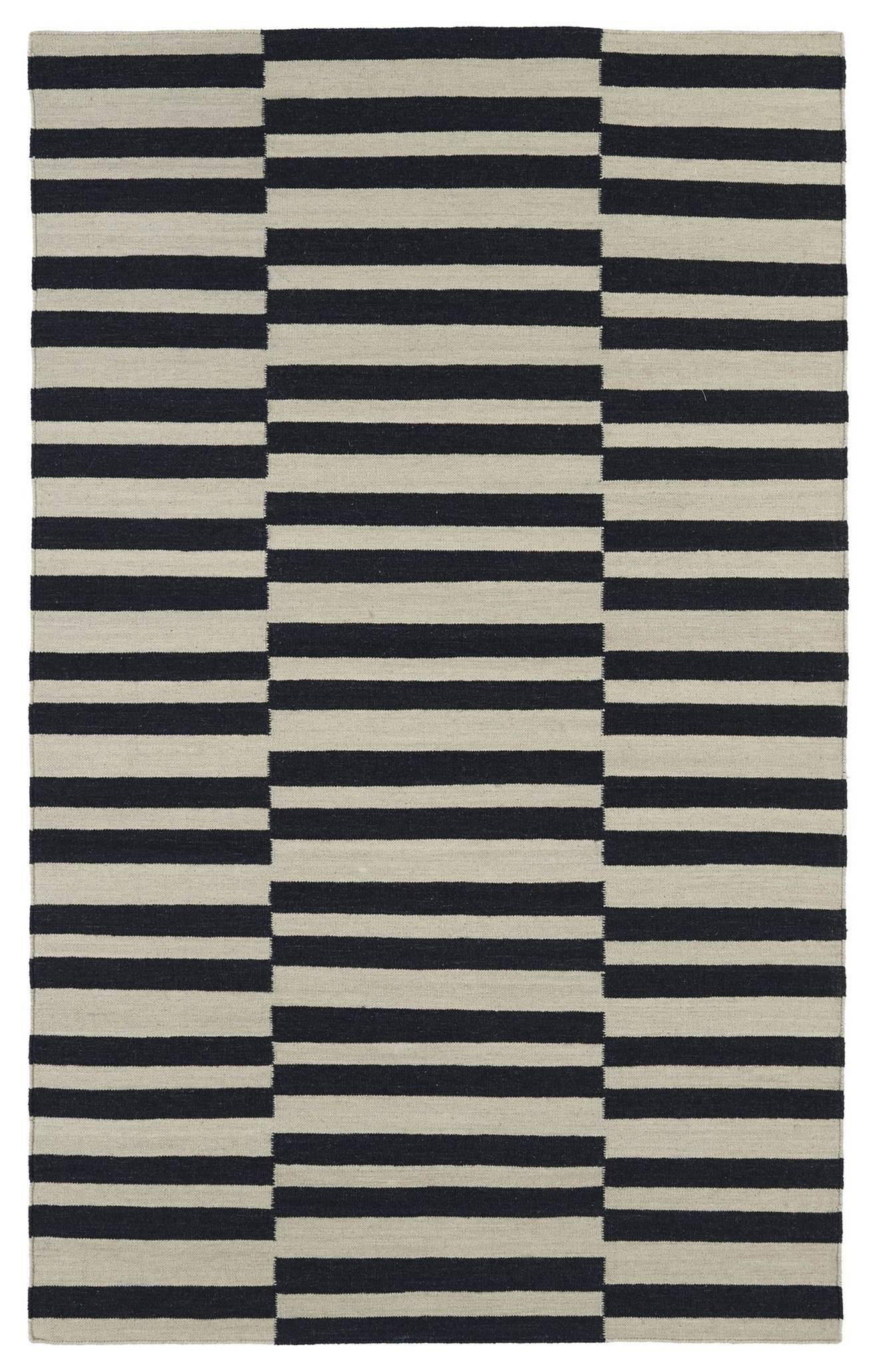 Kaleen Nomad Collection Rug, Black, 2'x3' - Contemporary - Area Rugs ...