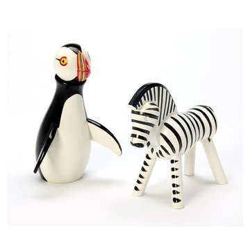 Danish Mid-Century Modern Kay Bojesen Zebra Wood Animal Toy