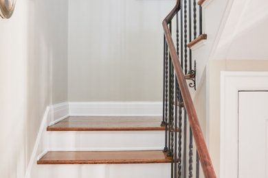 Transitional staircase photo in Los Angeles