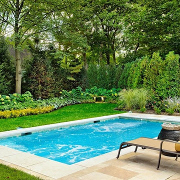 Winnetka, IL Sport Pool Maximizes Available Space