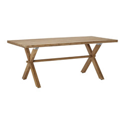 John Lewis Croft Collection Islay 6-Seater Dining Table - Garden Dining & Patio Tables