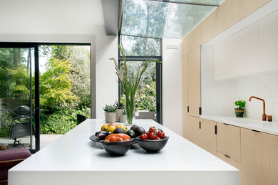 Design ideas for a bohemian kitchen in London.