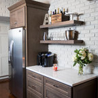 Weathered Wood Kitchen Island - Rustic - Kitchen - San Diego - by Dura